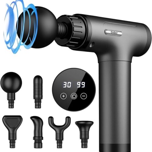 Massage Gun Deep Tissue, Handheld Back Massager